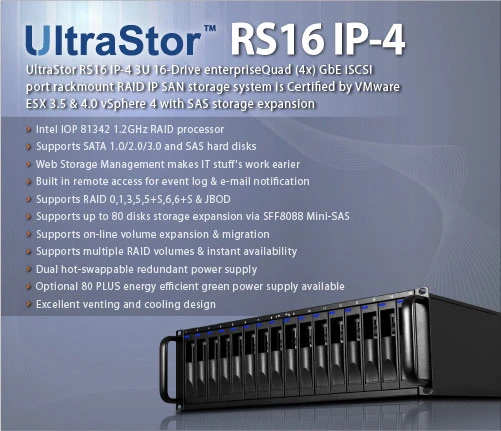 iSCSI RAID RS16 IP-4