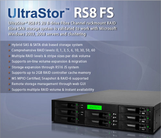 SAS storage RS8 FS