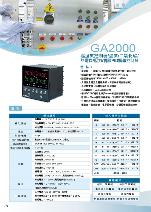 16輸入表面溫度計/溫度/溫度/溼度/熱電偶/壓力/差壓/液