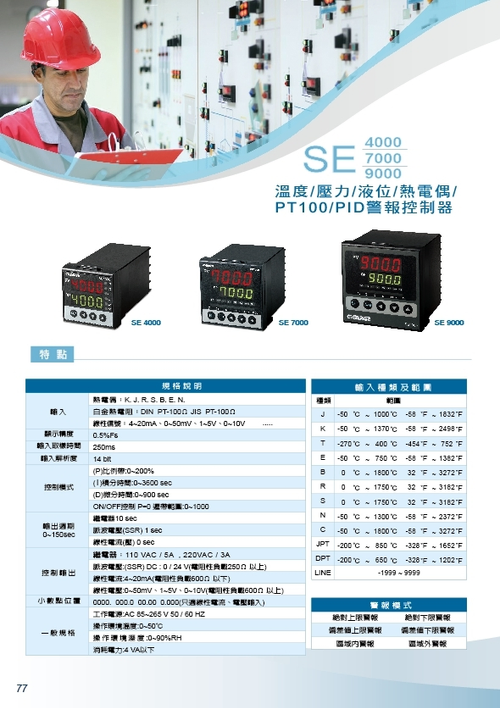 電力變壓器異常温度控制-控制器5輸入冷藏室表面溫度計