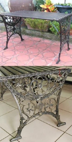 鋁合金公園桌