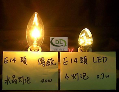 E14燈泡實測圖