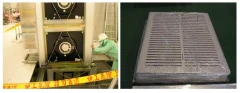 (左)無塵室施工(右)客戶訂製圖面加工