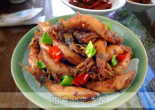 蒜香鹹小卷~~!以新鮮小卷特製的鹹小卷