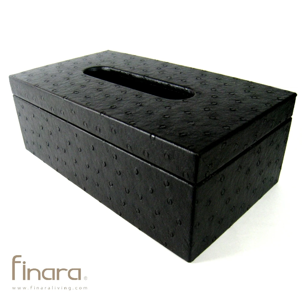 FINARA費納拉 鴕鳥皮紋CEO面紙盒