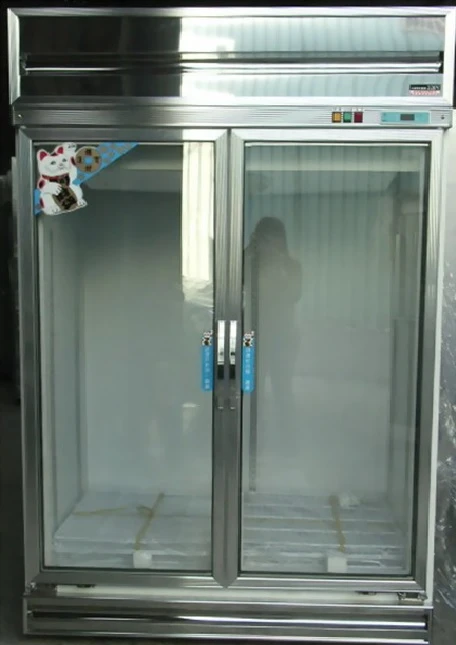 雙門玻璃展示冰櫃