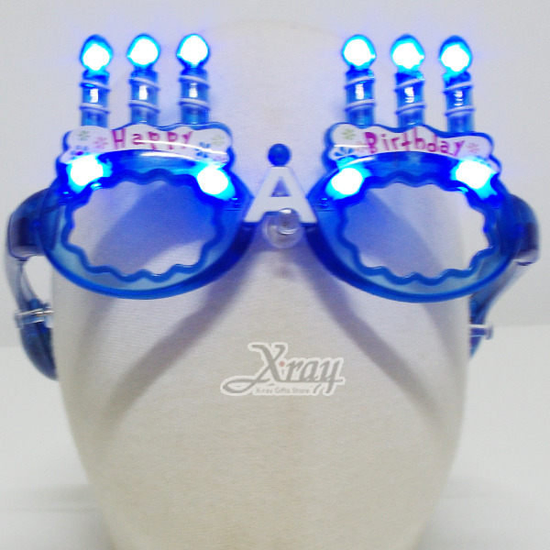 【聲光派對眼鏡-藍色】表演造型-化妝舞會-尾牙表演