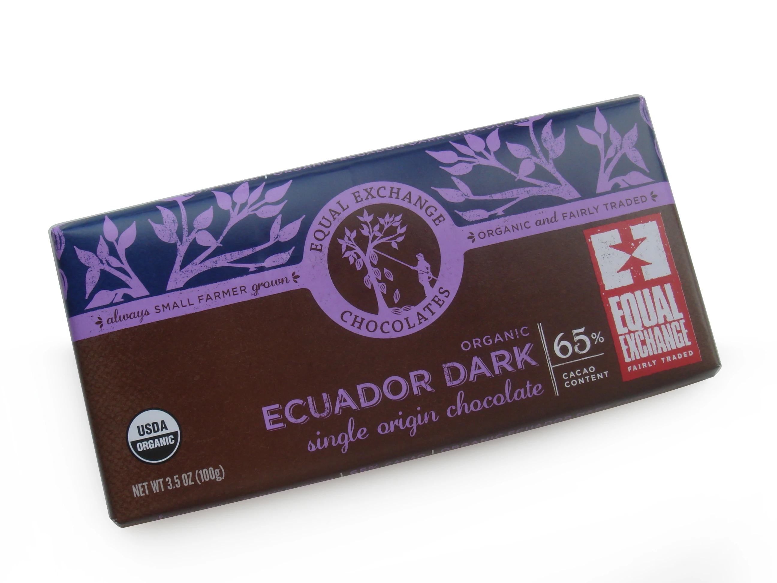 公平貿易有機厄瓜多爾黑巧克力65%