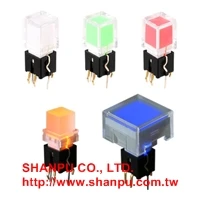 Silent or tactile switch with LED | Illuminated pushbutton switches | LED switch