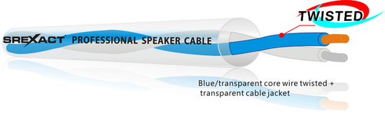 對絞-透明喇叭線，扁平喇叭線，100V廣播喇叭線