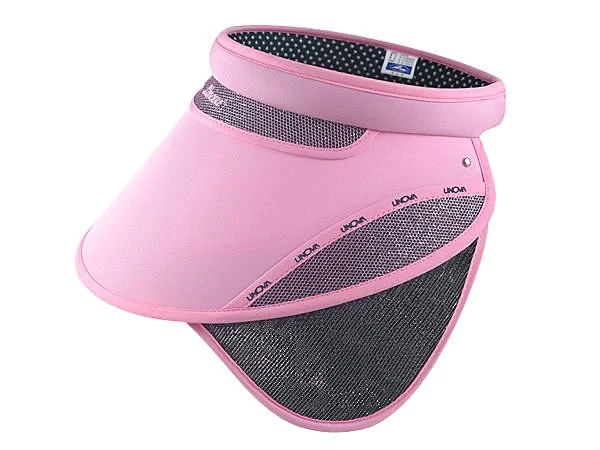 最夯台韓合作 新專利抗UV可遮耳遮陽帽 -粉紅/紅/黑
