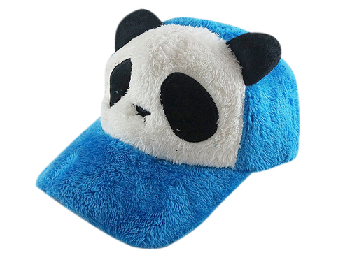【聖誕節商品】今年最夯 / 秋冬新款 (55~58cm)圓仔貓熊絨布棒球帽
