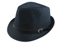 黑色皮帶.棉質紳士帽 -表演團體紳士帽