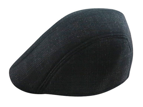秋冬新品.平價潮流/(全素黑毛料)厚實質感條紋硬挺/ 打鳥帽.小偷帽.鴨舌帽
