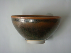 宇宙油滴天目茶碗「星雲彩虹」