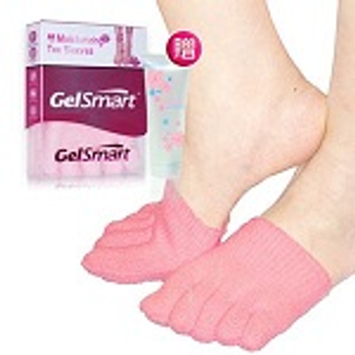 【GelSmart吉斯邁】無瑕美人五趾美容套+去角質凝膠