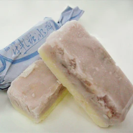 牛軋糖冰磚-芋頭口味 (冰品.冰棒)
