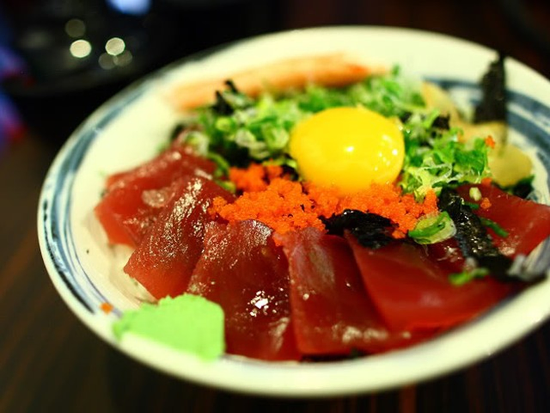 鮪魚蔥花蓋飯-東漁御飯屋