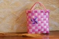 珍珠帶編織材料包 - 輕巧手提袋（粉紅)