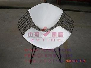 鑽石椅-diamone chair-鐵絲