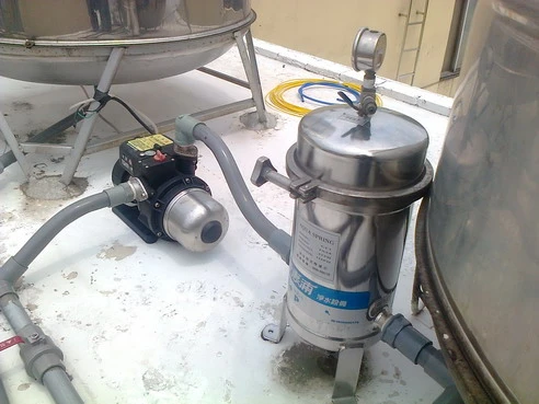 加壓馬達搭配全戶過濾水設備
