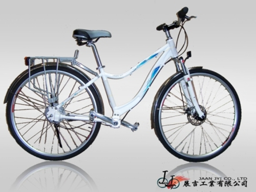 26"無鏈式傳動軸城市車