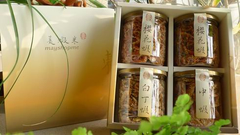 調味櫻花蝦小瓶x2(六種口味任選)+調味東港中蝦x1+調味東港白丁蝦x1