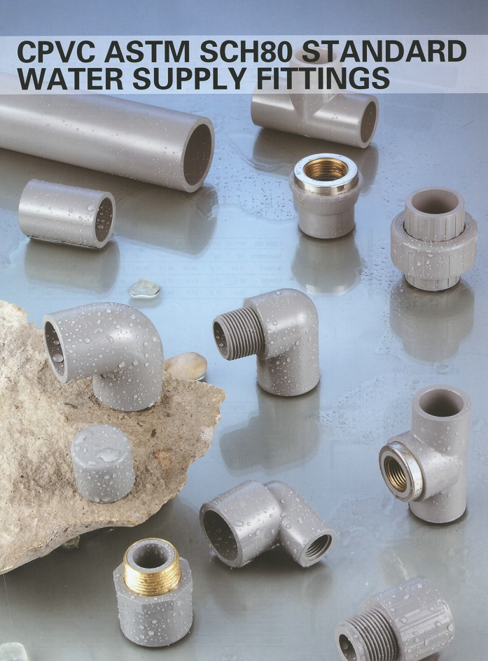 CPVC SCH40/80/DIN PIPE AND FITTINGS