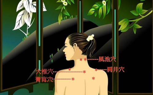 肩頸穴位