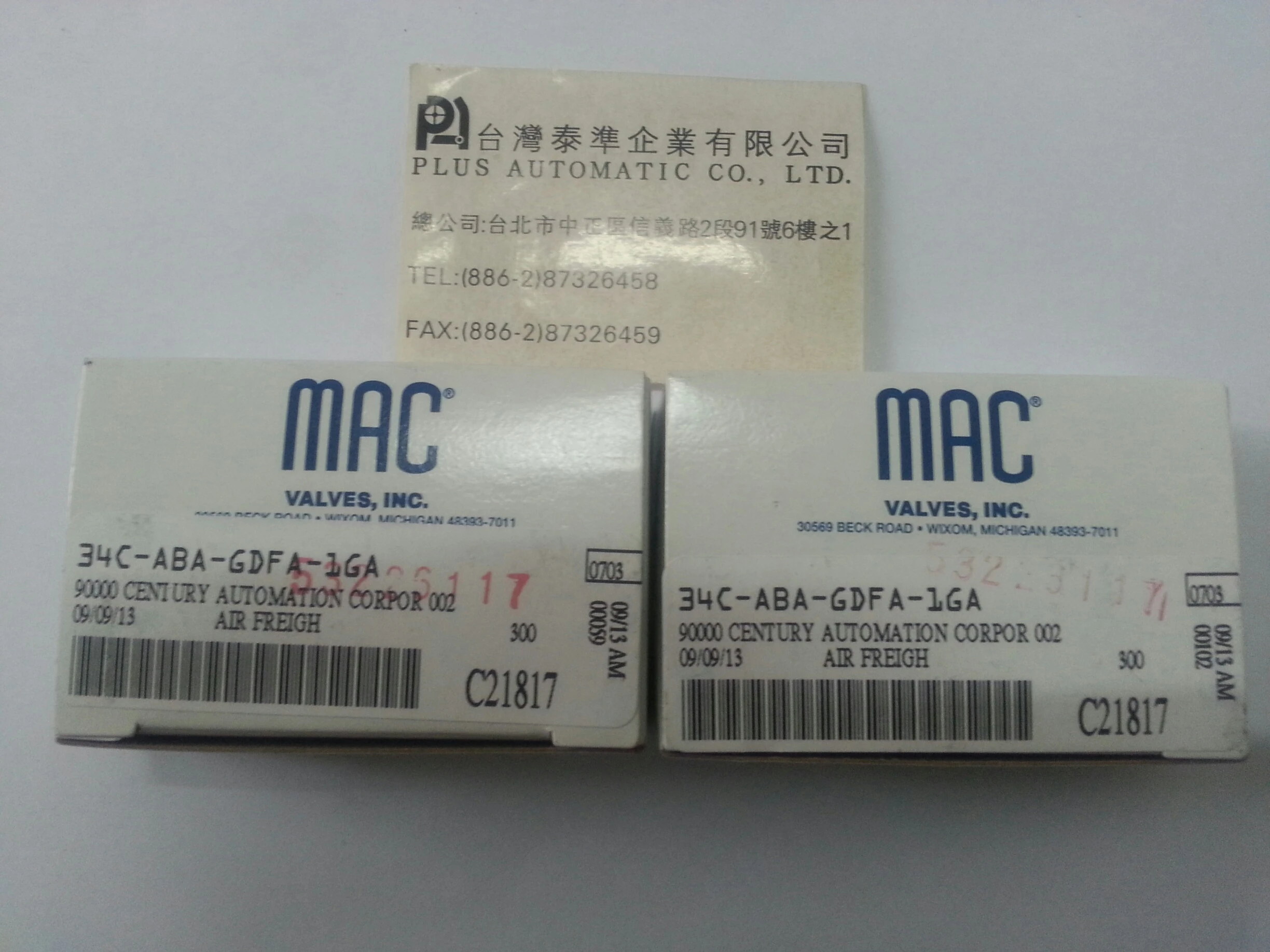 MAC 電磁閥34C-ABA-GDFA-1GA
