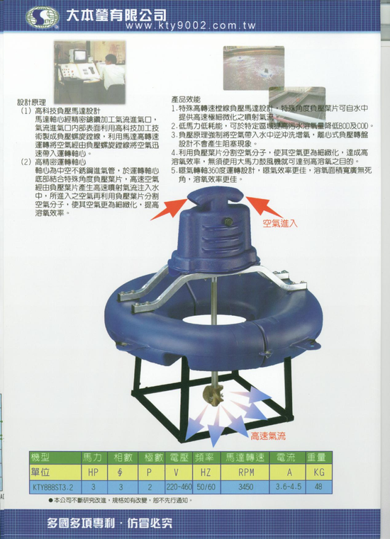 曝氣機.鼓風機.污水曝氣設備