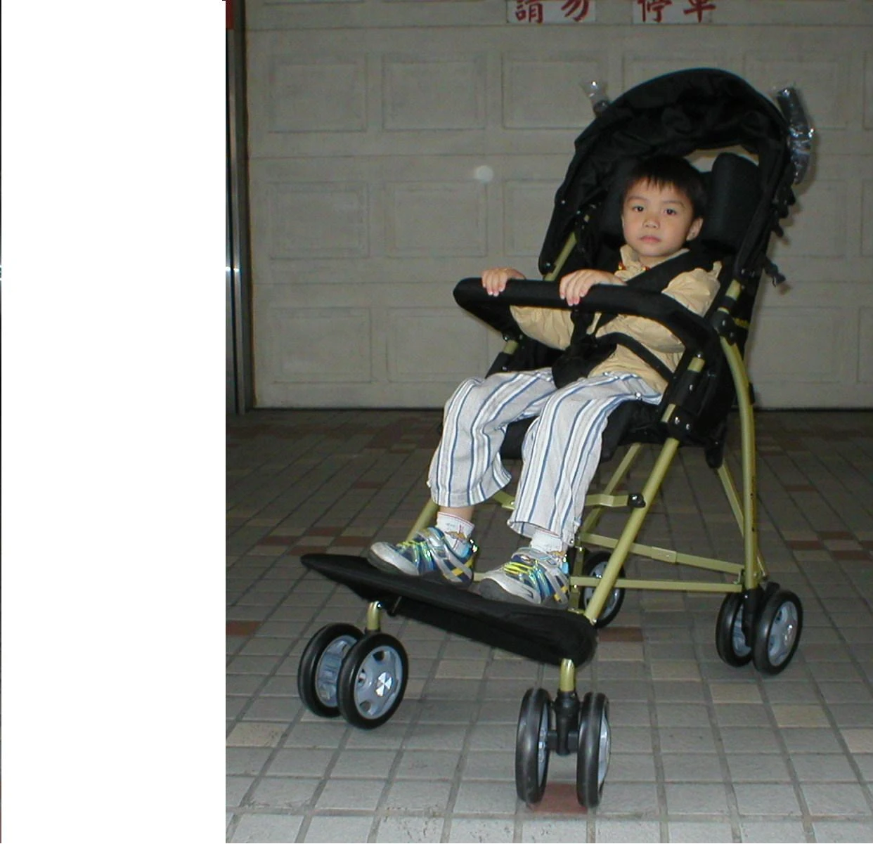 超輕8公斤特製推車站立架擺位特製輪椅漢翔