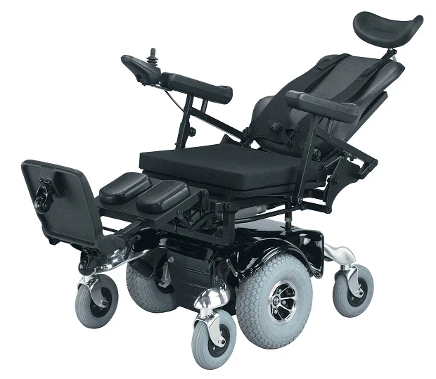 漢翔六輪電動輪椅 站立 躺平 空中傾倒 擺位功能5
