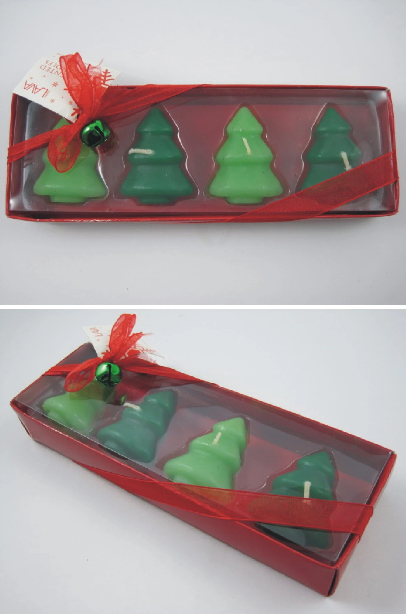 萬項百貨- 可愛聖誕樹造型蠟燭