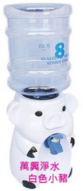 8杯水迷你飲水機 可愛動物圖案飲水機