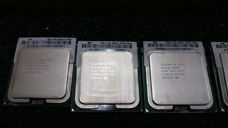 E5420 四核心CPU共有500顆