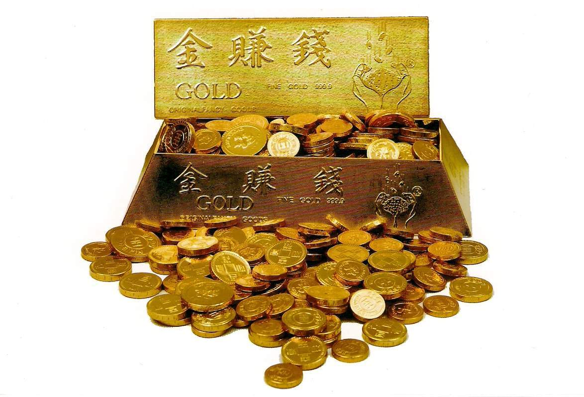 金賺錢巧克力黃金磚禮盒