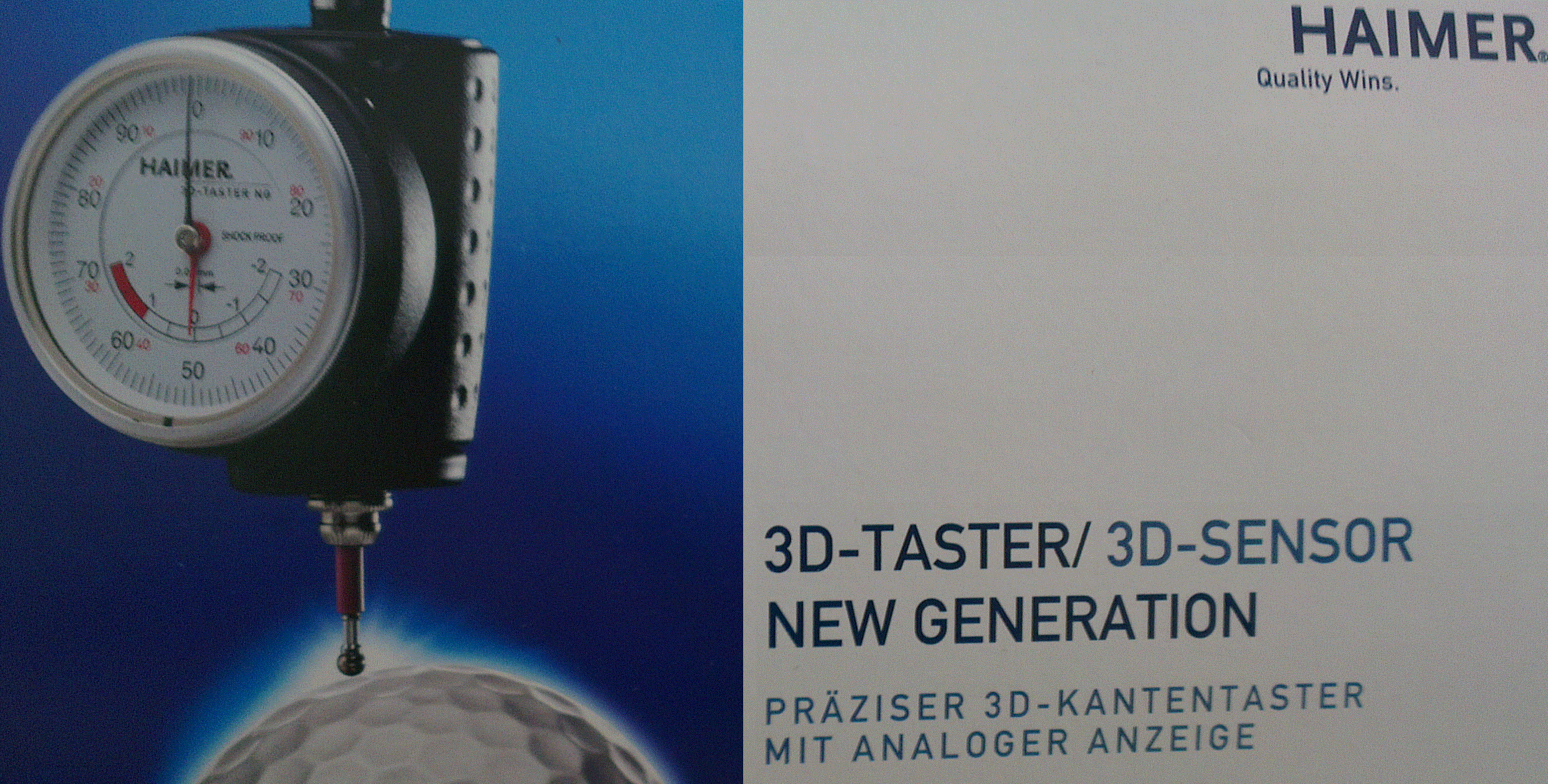 德國 HAIMER 3D-TASTER 尋邊器(柄徑12MM)