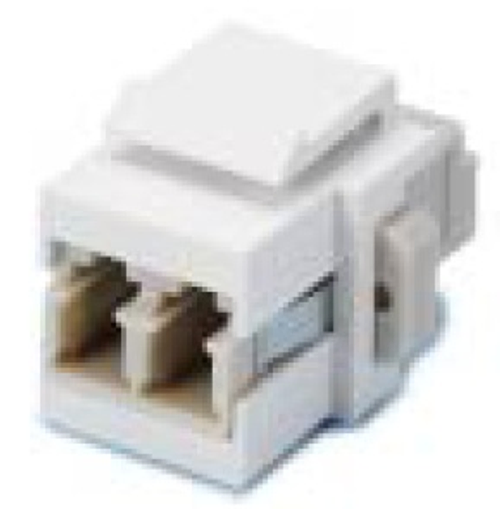 LC Duplex feed thru modular insert