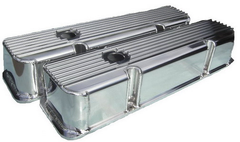 Fabricated aluminum SB Chevy V8 Valve Cover
