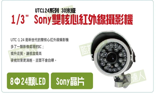 UTC124-SONY日夜兩用紅外線攝影機