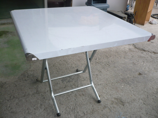 全新白鐵折桌 另有售各式餐桌椅