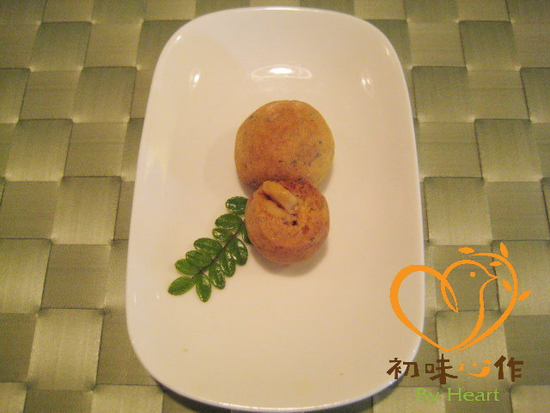 手工餅乾~核桃起士球