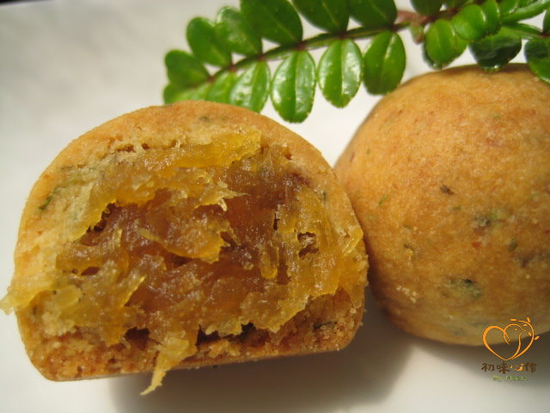 手工餅乾~鳯梨起士球