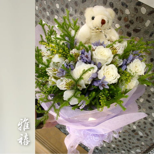 編號:2981 小熊花束