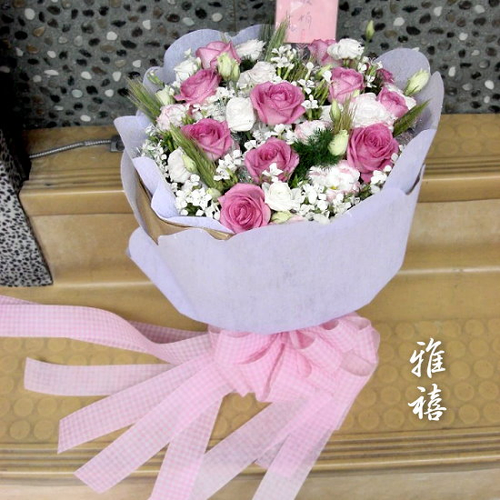 編號:1003 紫玫瑰花束