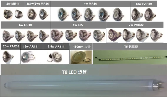 LED 燈; Mr16- Ar111