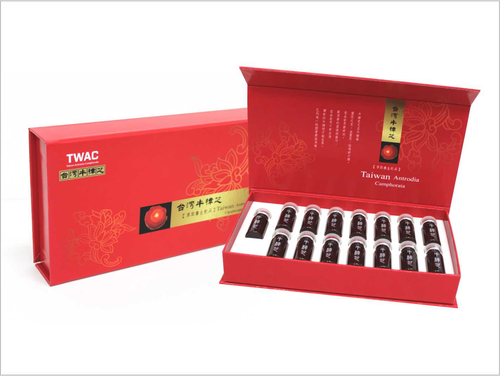 牛樟芝磁鐵掀蓋禮盒
