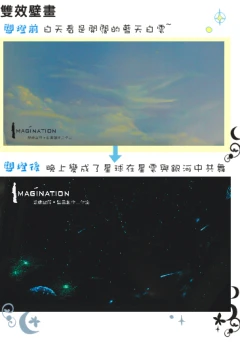 螢光顏料星星銀河星團