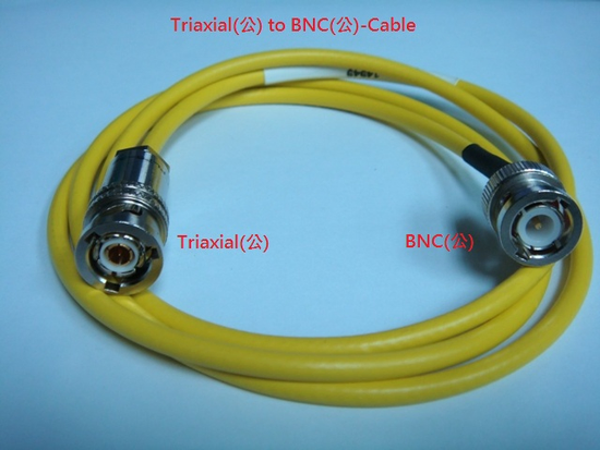 Triaxial(公) to BNC(公)